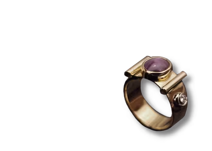 Star Ruby Reliquary Ring